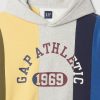 Colorblock Athletic Logo Hoodie
