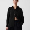 Crinkle Gauze Big Shirt