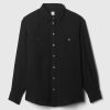 Crinkle Gauze Big Shirt