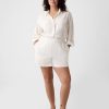 Crinkle Gauze Pull-On Shorts