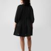 Crinkle Gauze Tiered Mini Dress