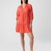 Crinkle Gauze Tiered Mini Dress Crinkle Gauze Tiered Mini Dress