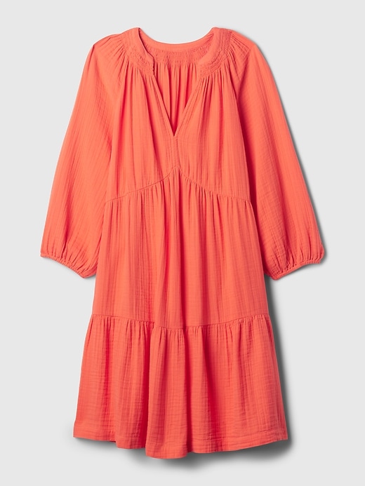 Crinkle Gauze Tiered Mini Dress Crinkle Gauze Tiered Mini Dress