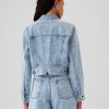 Cropped Dubbed Icon Denim Jacka