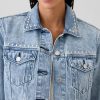 Cropped Dubbed Icon Denim Jacka