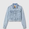 Cropped Dubbed Icon Denim Jacka
