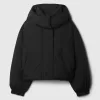 Cropped Duvet Wrap Puffer Jacka
