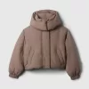 Cropped Duvet Wrap Puffer Jacka