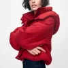 Cropped Duvet Wrap Puffer Jacka