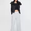 Cropped Duvet Wrap Puffer Väst
