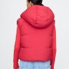 Cropped Duvet Wrap Puffer Väst