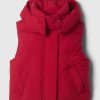 Cropped Duvet Wrap Puffer Väst