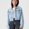Cropped jeansjacka