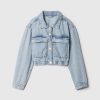 Cropped jeansjacka