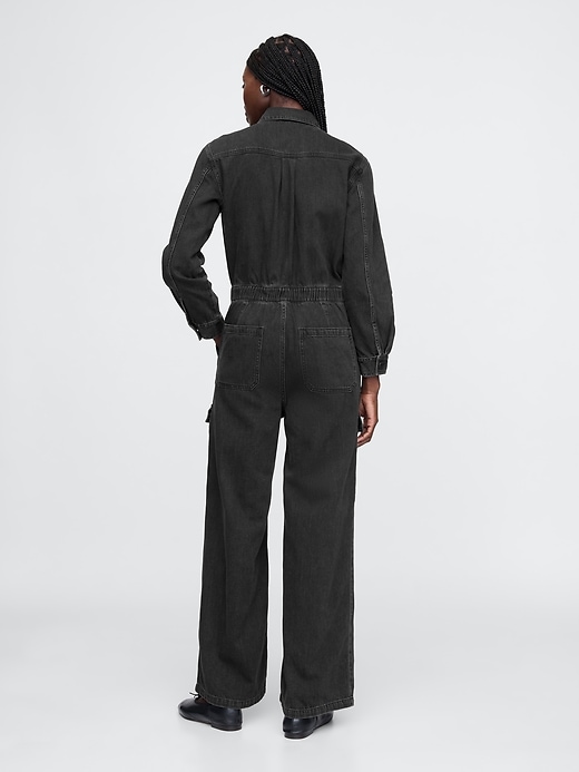 Denim Cargo Jumpsuit Denim Cargo Jumpsuit