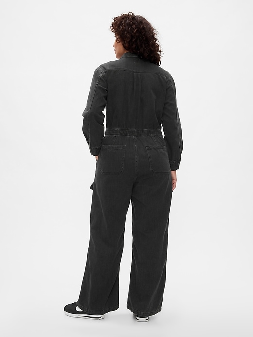 Denim Cargo Jumpsuit Denim Cargo Jumpsuit