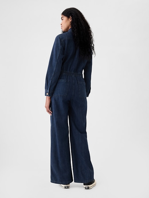 Denim Cargo Jumpsuit Denim Cargo Jumpsuit