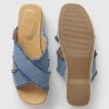 Denim Espadrille Platform Sandaler