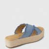Denim Espadrille Platform Sandaler