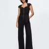 Denim Jumpsuit med bälte