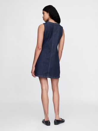 Denim Mini Shift Klänning