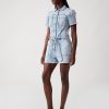 Denim Romper med bälte Denim Romper med bälte