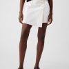 Denim Wrap Mini Skort