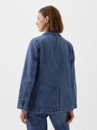 Denim blazer
