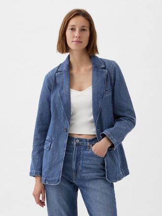 Denim blazer