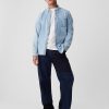 Denim fickskjorta