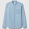 Denim fickskjorta