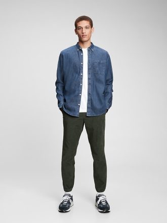 Denim fickskjorta