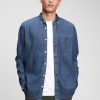 Denim fickskjorta