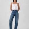 Denim korsett linne