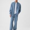 Denim stor skjorta
