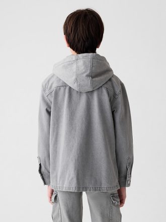 Denimjacka med huva för barn