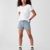 Denimshorts för barn med hög höjd