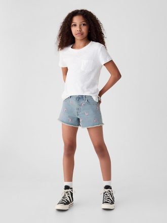 Denimshorts för barn med hög höjd