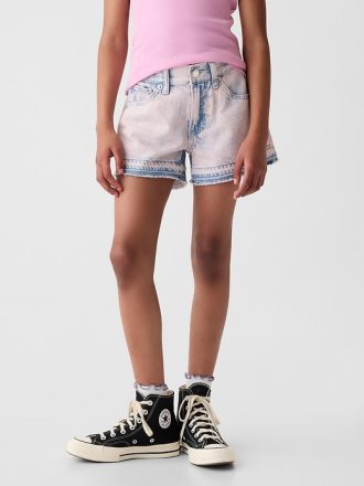 Denimshorts för barn med låg höjd