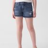 Denimshorts för barn med låg höjd