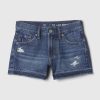 Denimshorts för barn med låg höjd