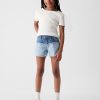 Denimshorts för barn med låg höjd