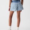 Denimshorts för barn med låg höjd
