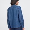 Denimskjorta med knythals