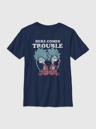 Dr Seuss Dubbel Trouble Grafisk T-shirt för barn