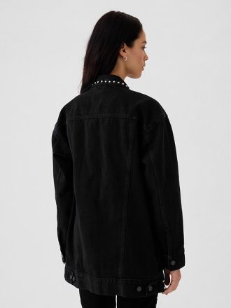 Dubbad Oversized Icon jeansjacka