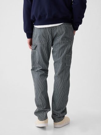 Dubbelknä Railroad Randiga Carpenter-jeans