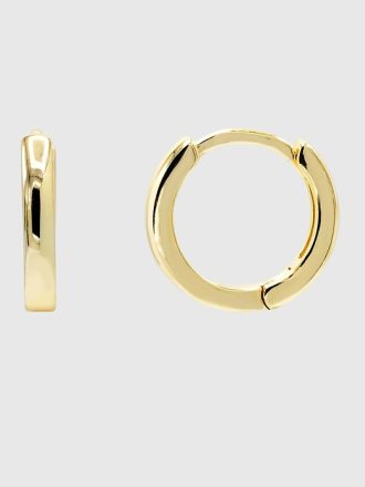 Eden Plain Ring Huggie Örhänge