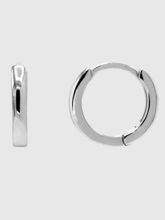 Eden Plain Ring Huggie Örhänge