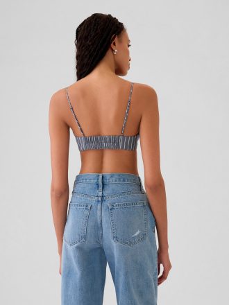 Ekologisk bomull Cropped Brami